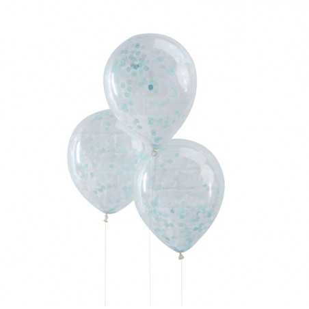 Pick and Mix - Balloons - Confetti - Blue - 1013