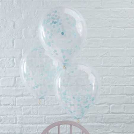 Pick and Mix - Balloons - Confetti - Blue - 1014