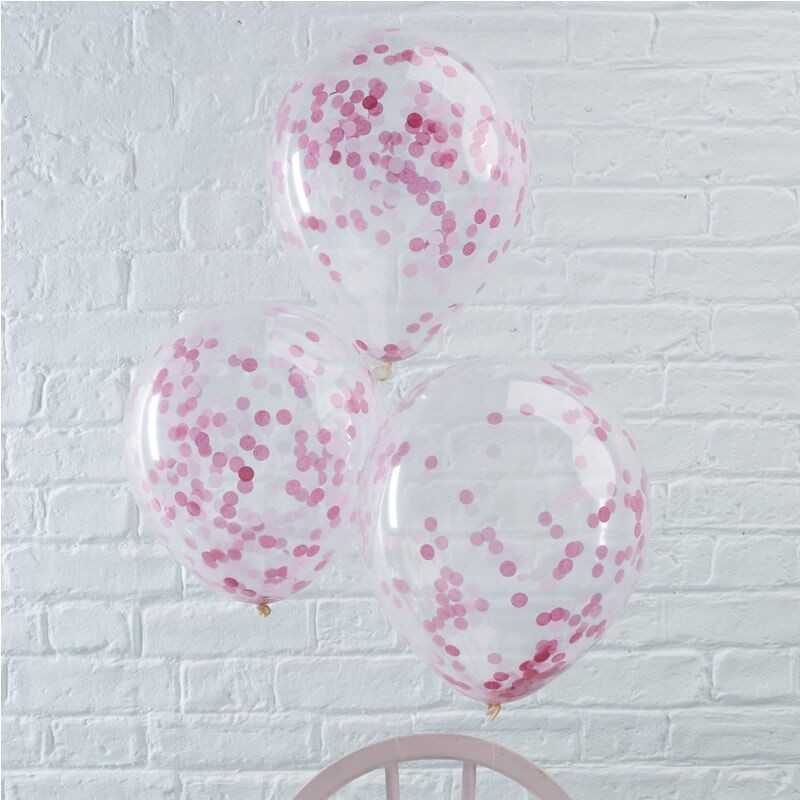 Pick and Mix - Balloons - Confetti - Pink