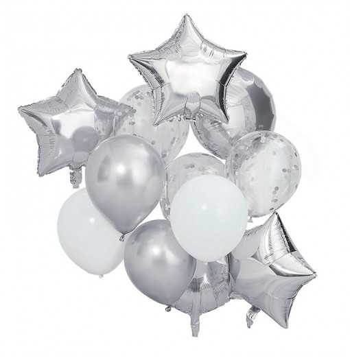 Mix it Up Additions - Balloons - Silver Bundle