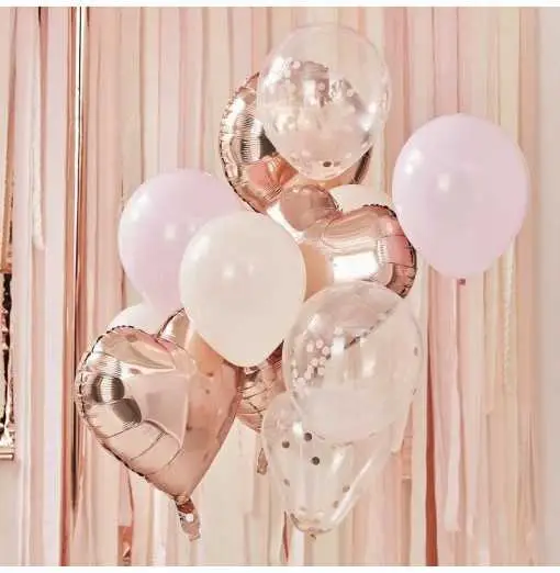 Mix It Up - Rose Gold and Blush Balloon