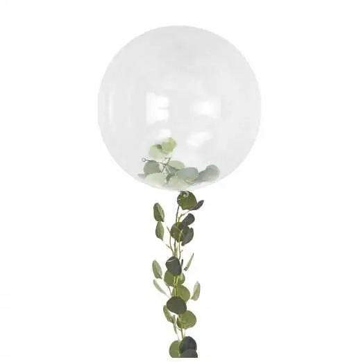 Orb Balloons With Vine Foliage ZZZZ