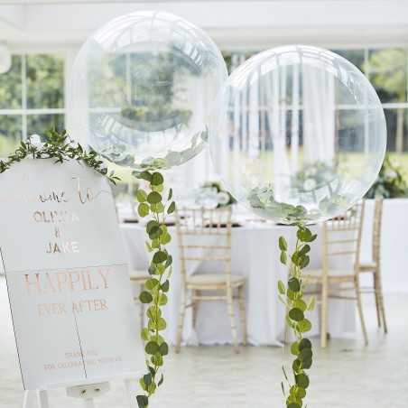 Orb Balloons With Vine Foliage - 1147
