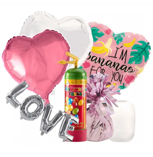 Alla hjärtans dag-mix – ”I'm Bananas For You” Helium och Ballonger