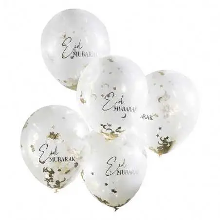 Konfettiballonger – Eid Mubarak - 1237