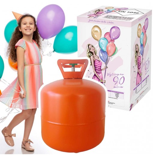 Helium ballongas för 100 ballonger - 819 liter stora Heliumtub
