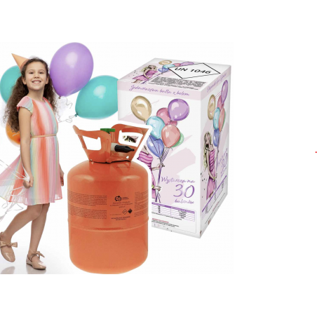 Heliumballonggas för 30 ballonger – 210 liter Heliumtub