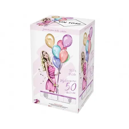 Heliumballonggas för 50 ballonger – 410 liter - 1619