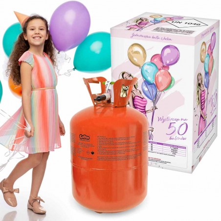 Heliumballonggas för 50 ballonger – 410 liter Heliumtub