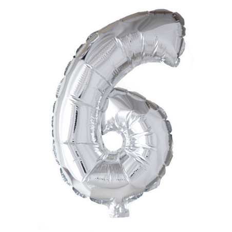 Jätteballonger, siffror – Silver - 252