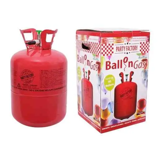 Helium ballongas för 50 ballonger - 410 liter Heliumtub