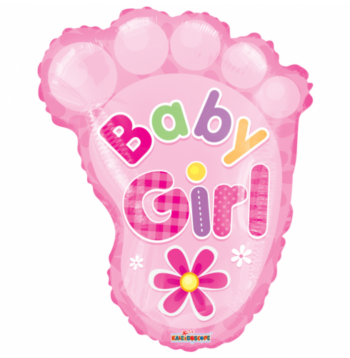 Babyfot Flicka 18” – Rosa Bebis