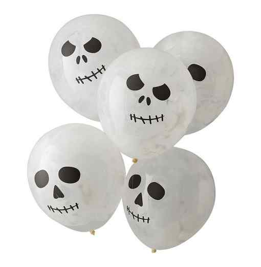 A Party Is Brewing - Skeleton Print Balloons