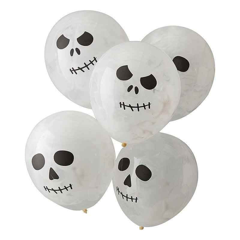 A Party Is Brewing - Skeleton Print Balloons